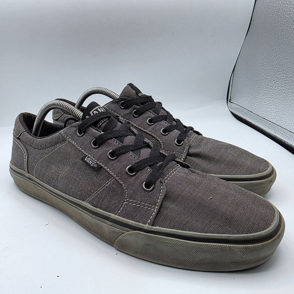 Vans Bishop Mens Size 10.5 Gray Shoes Skateboarding Casual Walking School Sports